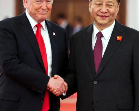 Donald Trump and Xi Jinping